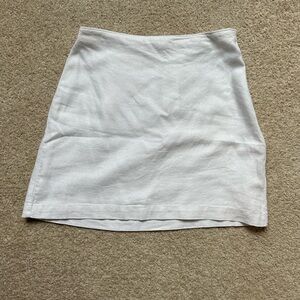 Abercrombie & Fitch White Mini Skirt